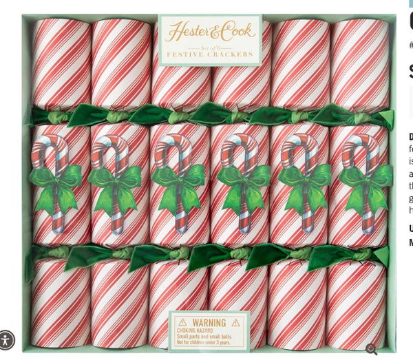 Candy Cane Crackers