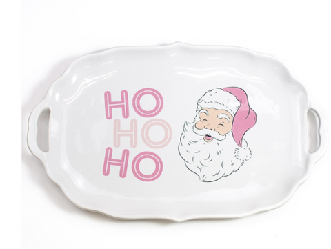 HoHoHo Santa Ripple Platter