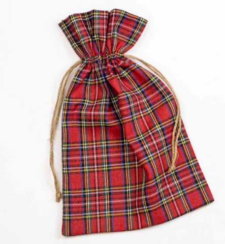 Tartan Gift Sack 12"