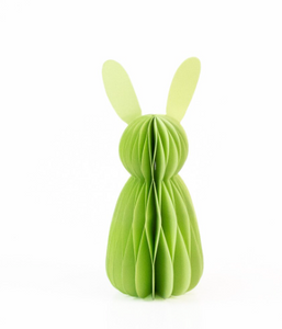 Accordion Paper Bunny in Green 6"