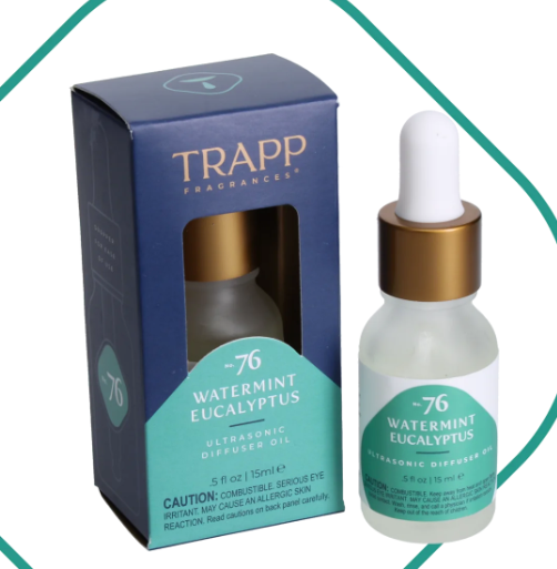Trapp No. 76 Watermint Eucalyptus 0.5 oz. Ultrasonic Diffuser Oil