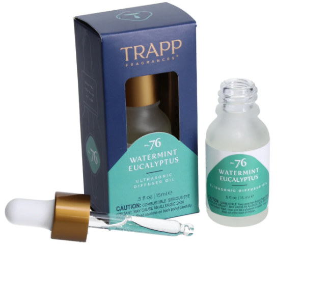 Trapp No. 76 Watermint Eucalyptus 0.5 oz. Ultrasonic Diffuser Oil