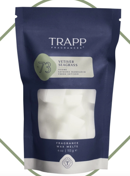Trapp No. 73 Vetiver Seagrass 4 oz. Fragrance Wax Melts