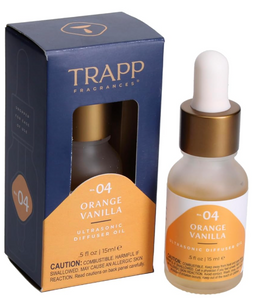 Trapp No. 04 Orange Vanilla 0.5 oz. Ultrasonic Diffuser Oil