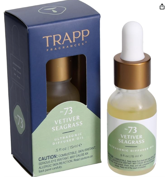 Trapp No. 73 Vetiver Seagrass 0.5 oz. Ultrasonic Diffuser Oil