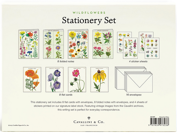 Wildflowers Stationery Set