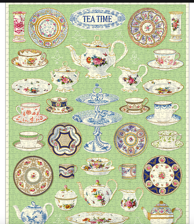 Tea Time 1,000 Piece Puzzle