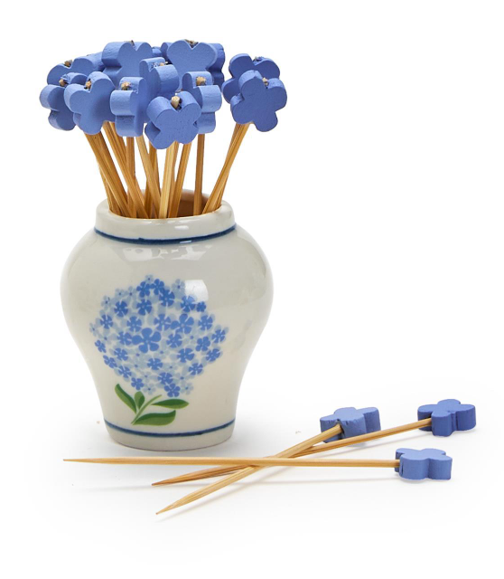 Hydrangea Ginger Jar w/20 Picks in Gift Box