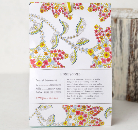Library of Flowers Honeycomb Bath Salts