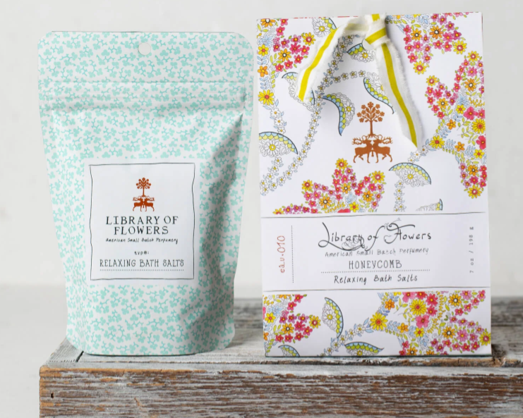 Library of Flowers Honeycomb Bath Salts