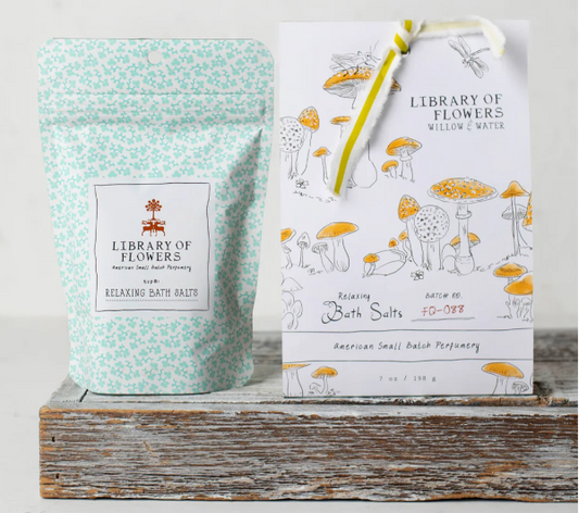 Library of Flowers Willow and Water Bath Salt