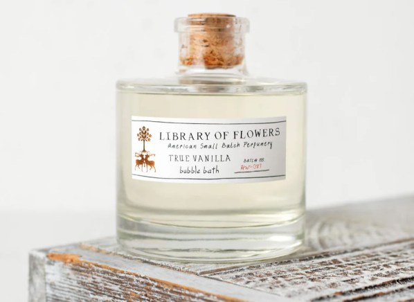 Library of Flowers Mini True Vanilla Bubble Bath