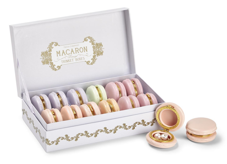 Macaron Limoges Style Trinket Boxes