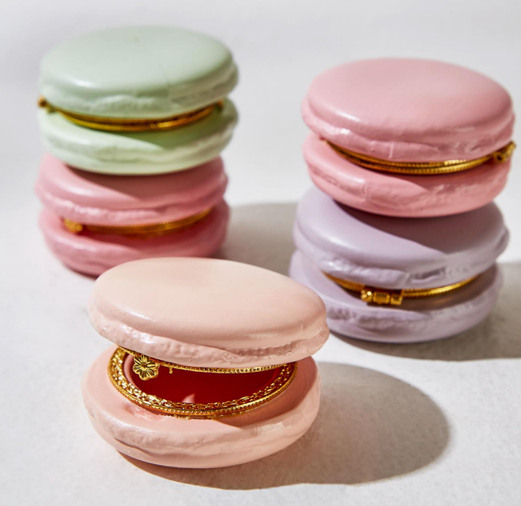 Macaron Limoges Style Trinket Boxes