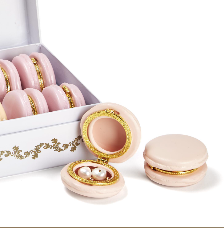 Macaron Limoges Style Trinket Boxes