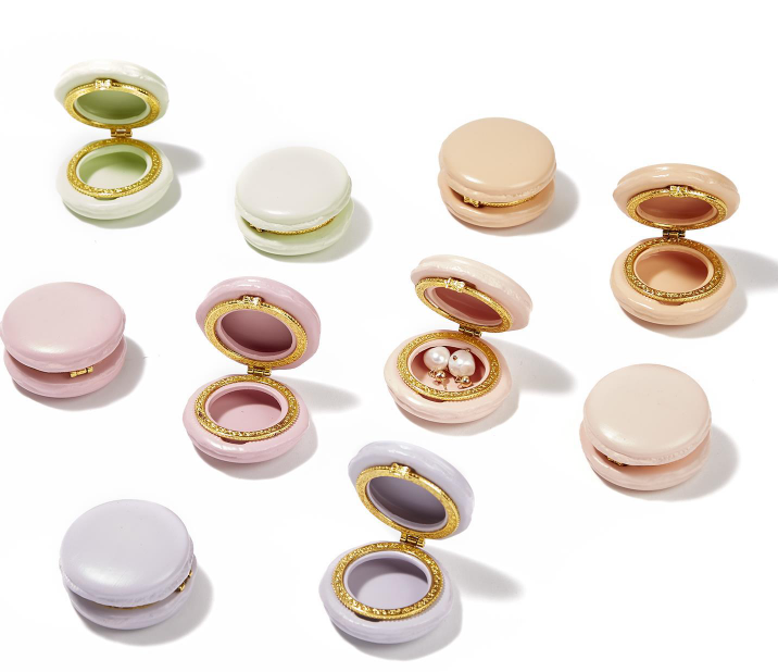 Macaron Limoges Style Trinket Boxes