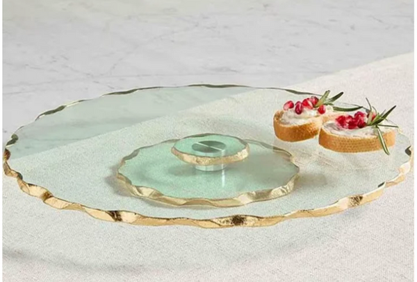 Gold Edge Lazy Susan