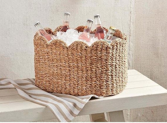 Woven Scallop Party Tub