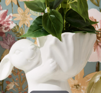 Bunny Cachepots /Planter Decor