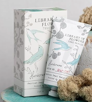 True Vanilla Library of Flowers Handcreme