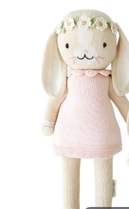 Hannah the bunny - blush (little) 13"