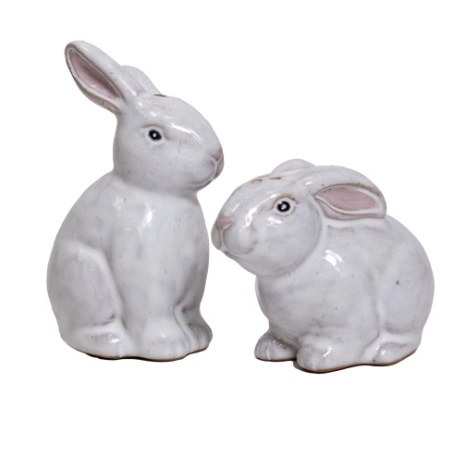 Callie Bunny Salt and Pepper Shaker-Set of 2