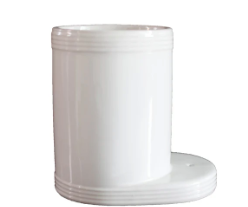 pinstripes utensil crock