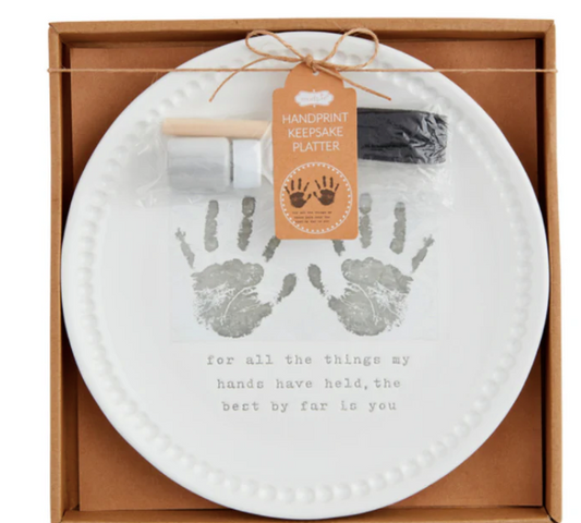 Handprint Keepsake Platter,