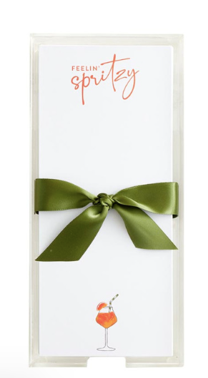 Rectangle Notepaper with Acrylic Tray - Feelin' Spritzy