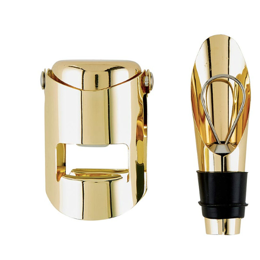 Champagne Stopper + Pourer Book Box - But First, Prosecco