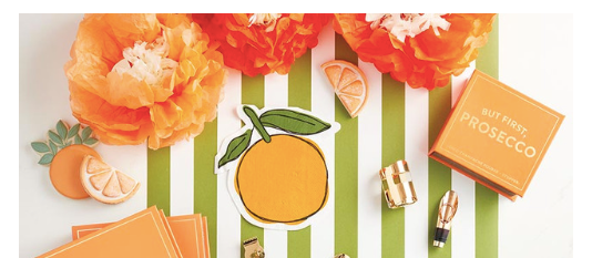 Champagne Stopper + Pourer Book Box - But First, Prosecco