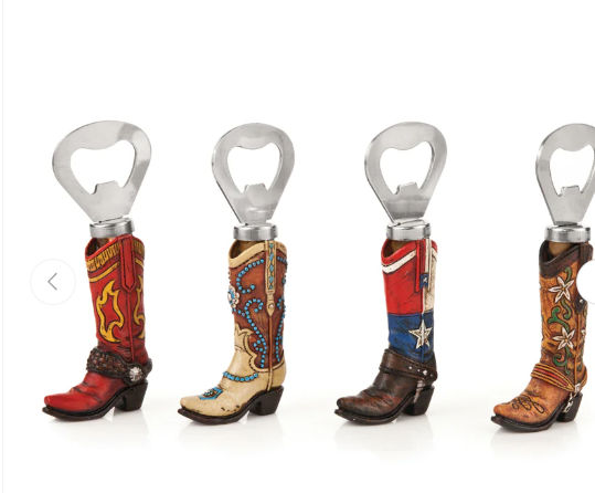 Cowboy Boot Bottle Opener in Assorted Colors
