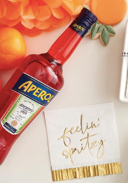 Cocktail Napkins with Fringe - Feelin’ Spritzy