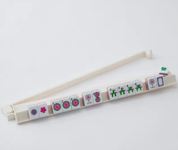 White Acrylic Rack and Pusher Set