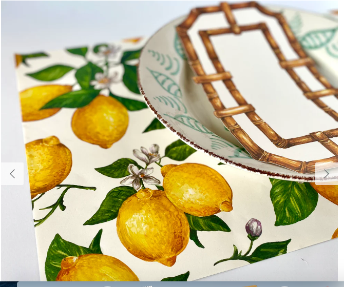 Lemon Placemats