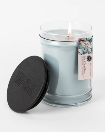 Salt & Sea Glass 18 oz Large Jar Candle