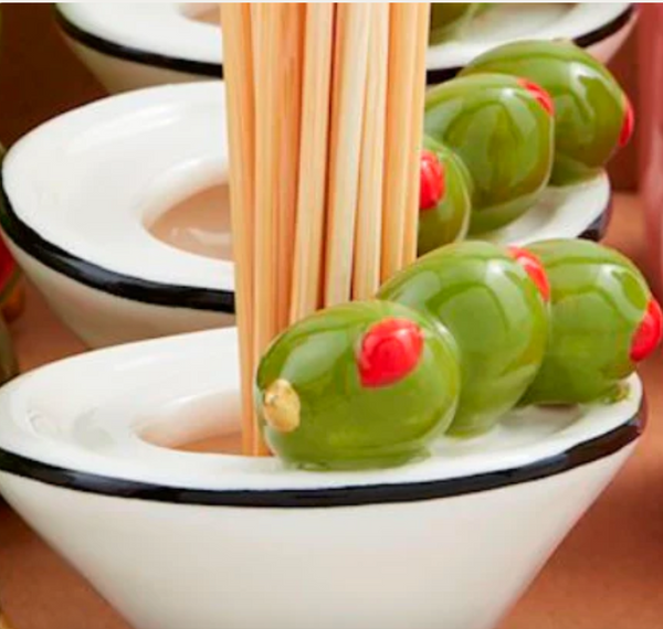 Wine & Cheese Toothpick Caddy Sets