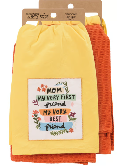 Mom First Very Best Friend Kitchen Towel Set