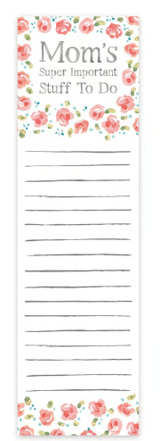 Mom's Stuff To Do List Pad