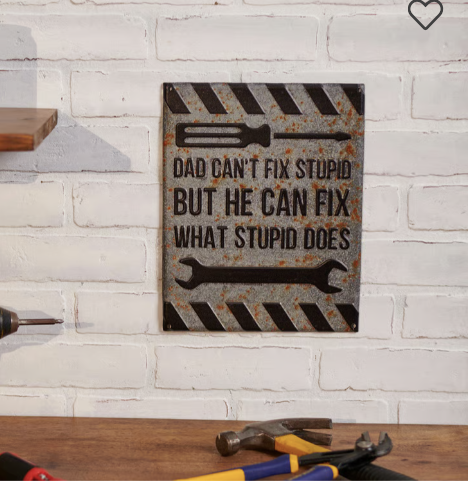 Can't Fix Stupid Wall Decor