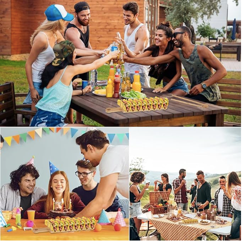 Aztec Pattern Taco Holder