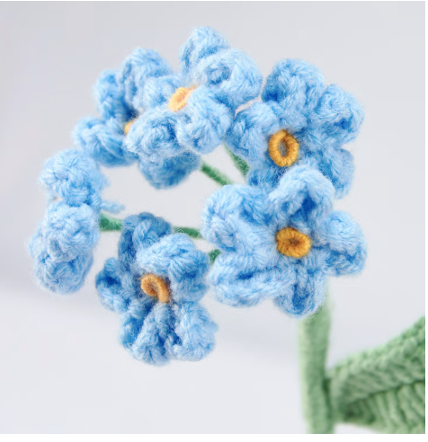 Forget Me Not Crochet Flower
