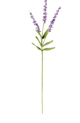 Lavender Crochet Flower