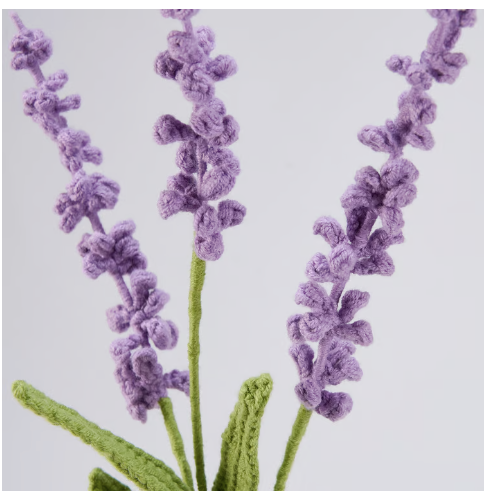 Lavender Crochet Flower