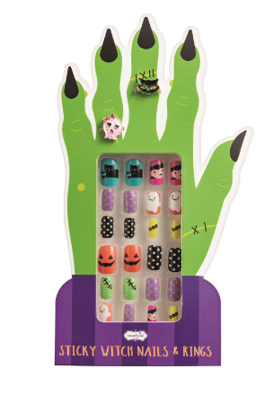 Purple Halloween Nail Set