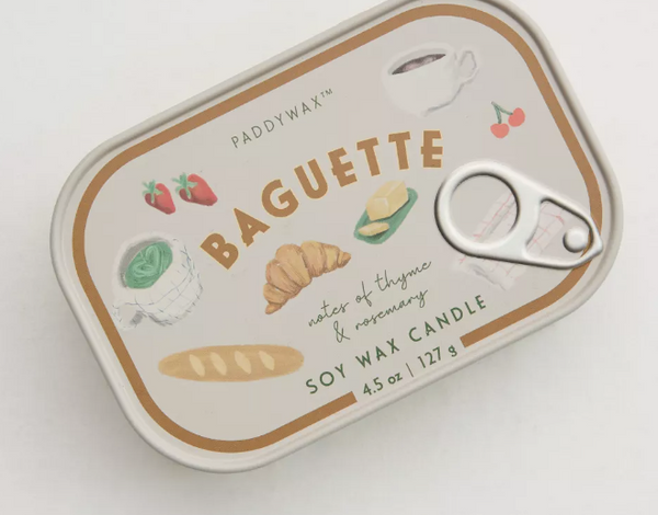 BISTRO PRINTED TIN -FRENCH BAGUETTE
