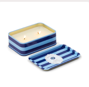 A DOPO PRINTED TIN - EYE. Incense & Smoke