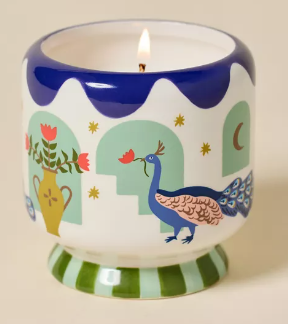 A DOPO 8 OZ CANDLE "PEACOCK"