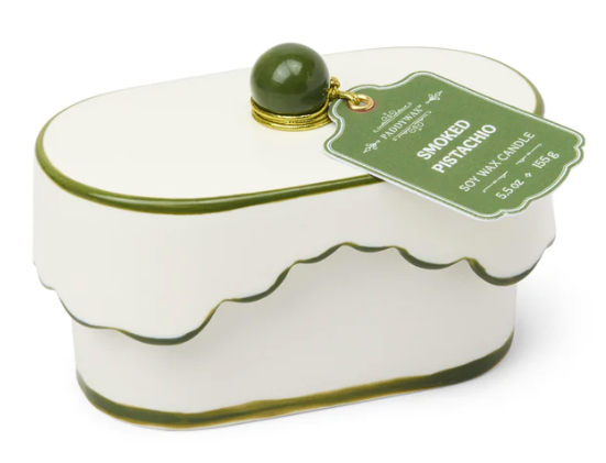 Chérie 5.5 oz Ceramic Candle - Smoked Pistachio
