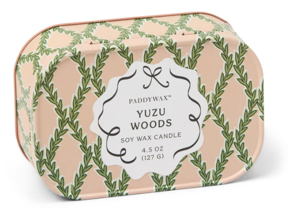 Chérie 4.5 oz Tin Candle - Yuzu Woods